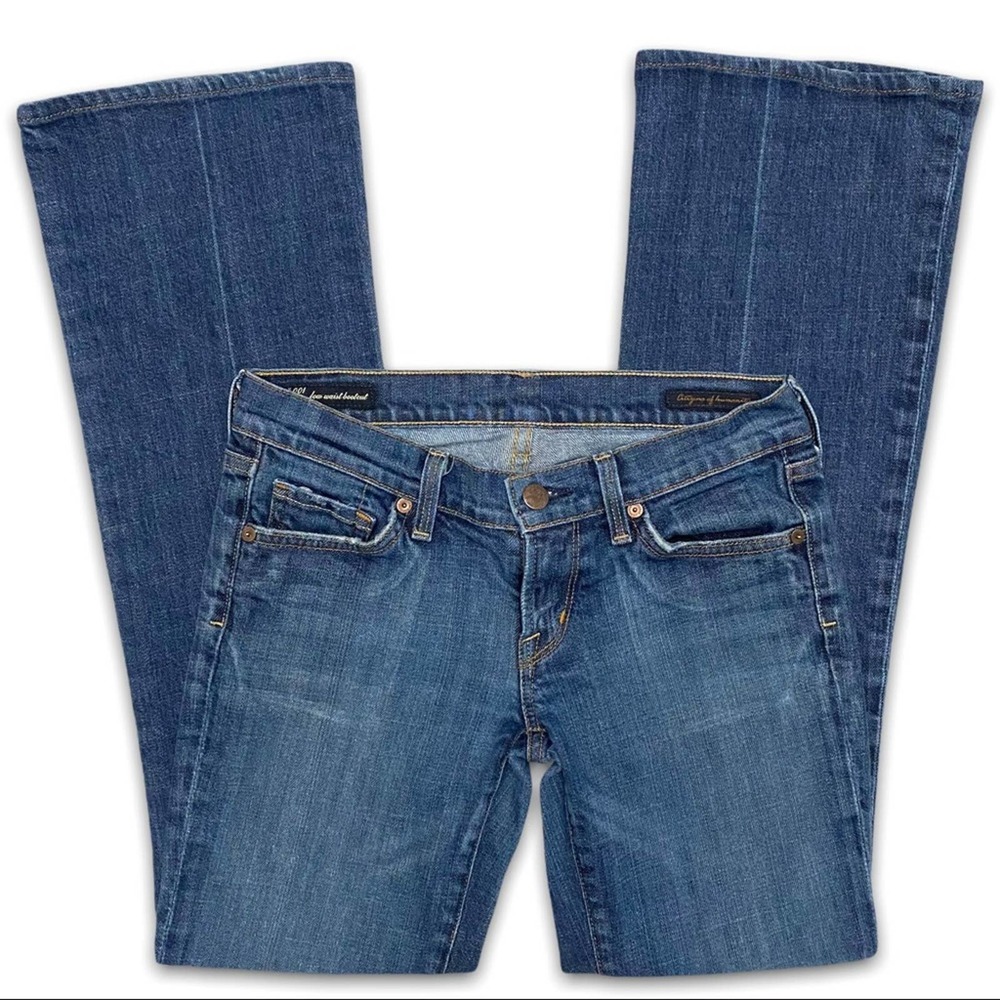 Citizens of Humanity Kelly Low Rise Bootcut Denim Blue Jeans Women's Size 26